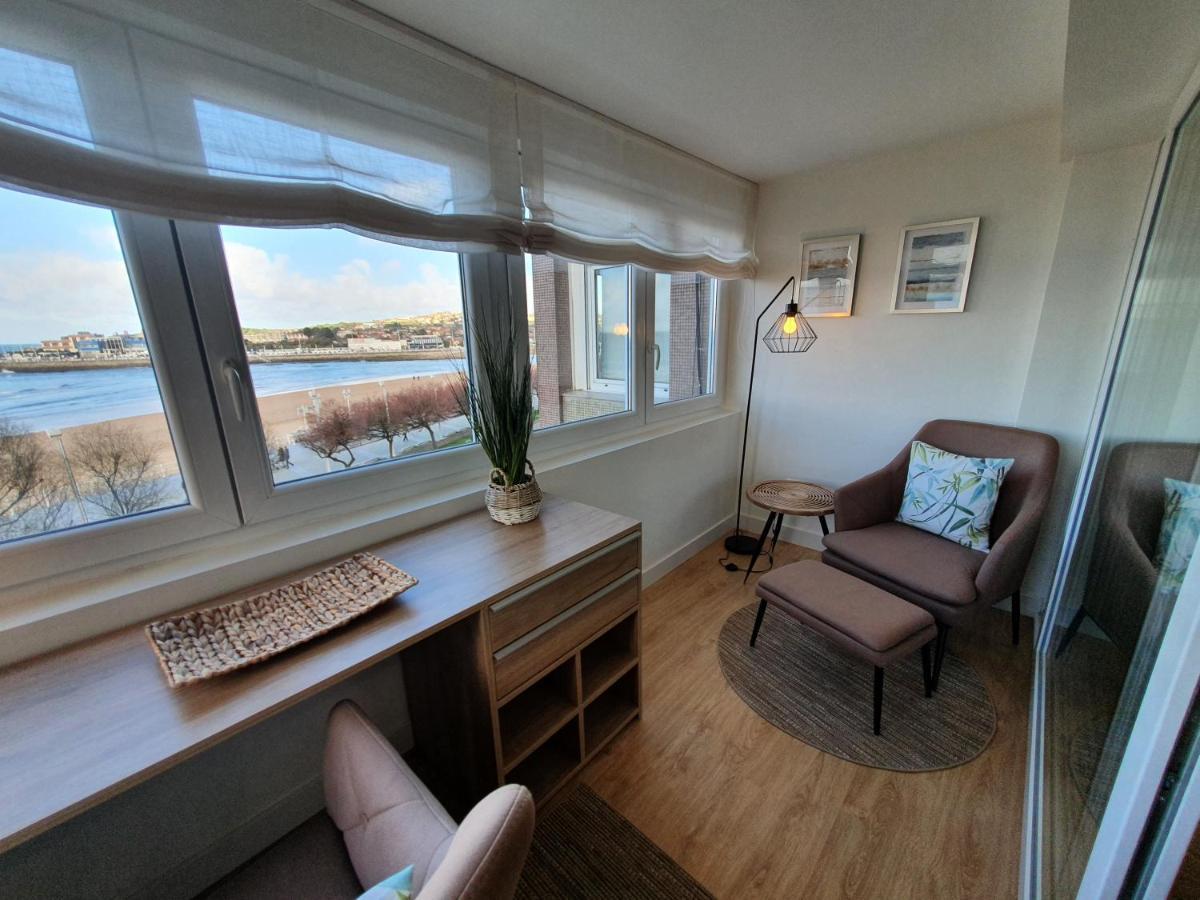 Apartmán Playa 12 - El Lujo De Estar En 1ª Linea De Playa - Vut-4043-As Gijón Exteriér fotografie